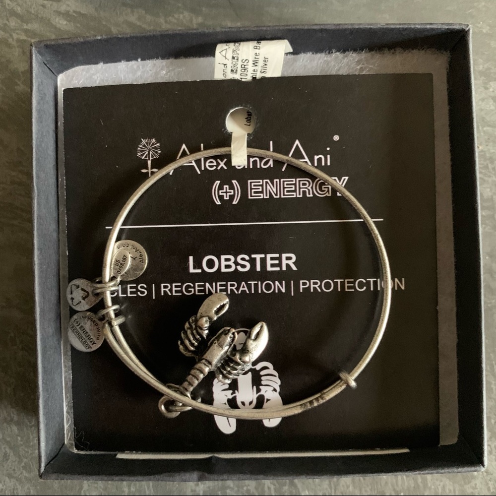 NWT: Alex and Ani rare Silver Lobster Bangle